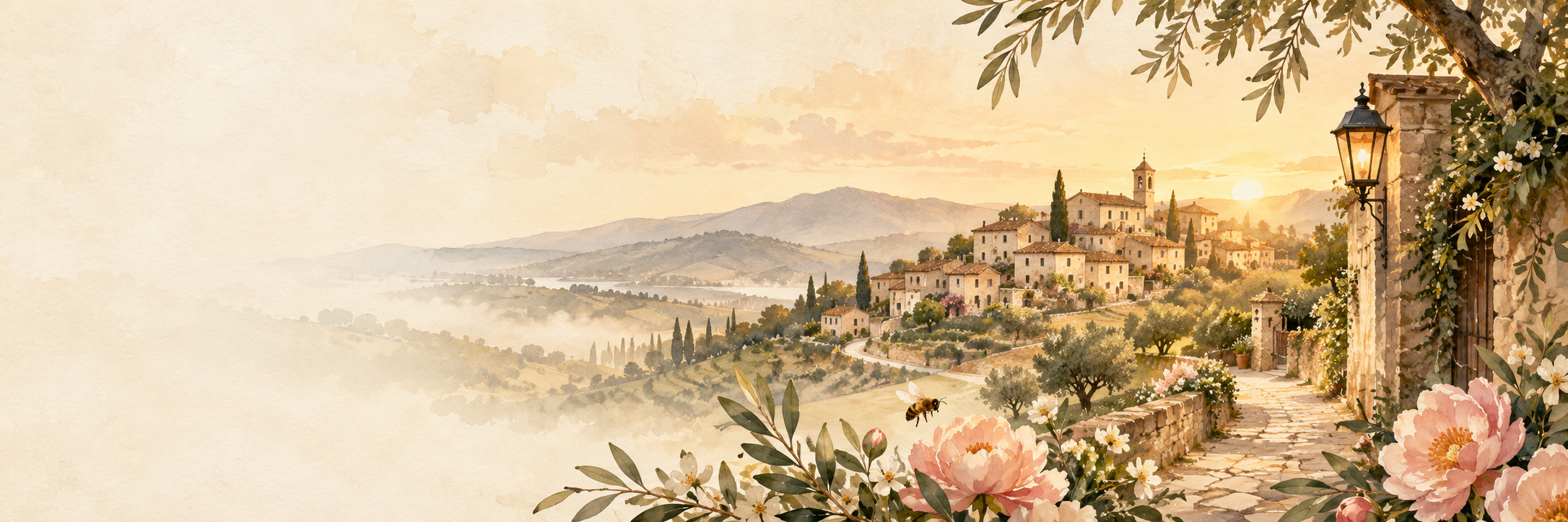 Uma Vila de portas abertas, entre montanhas, flores e a luz do fim de tarde